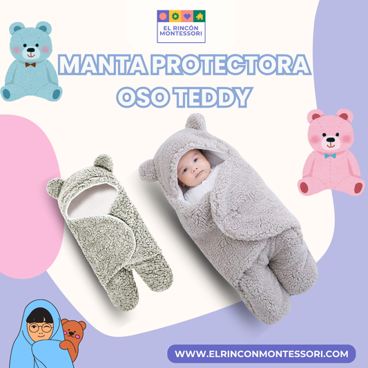 Manta Protectora Oso Teddy