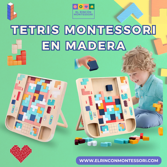 Tetris Montessori en Madera