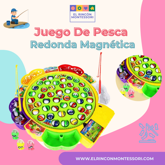 Juego De Pesca Redonda Magnética