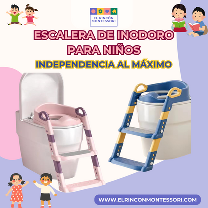 Escalera de Inodoro para Niños - Independencia al Máximo