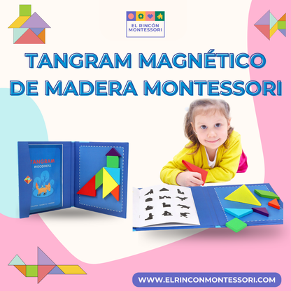 Tangram Magnético de Madera Montessori