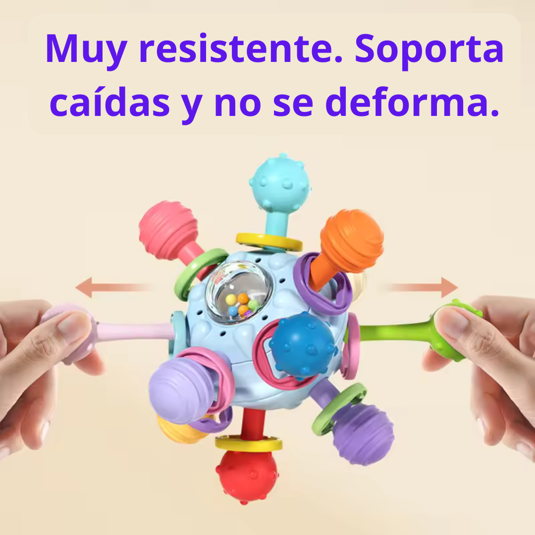 Rasca Encias y Sonajero Sensorial Montessori