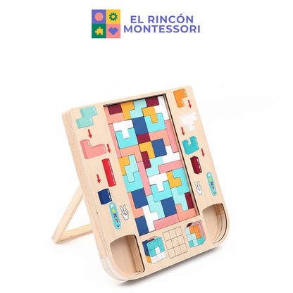 Tetris Montessori en Madera