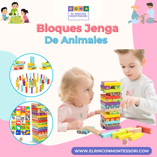 Bloques Jenga De Animales
