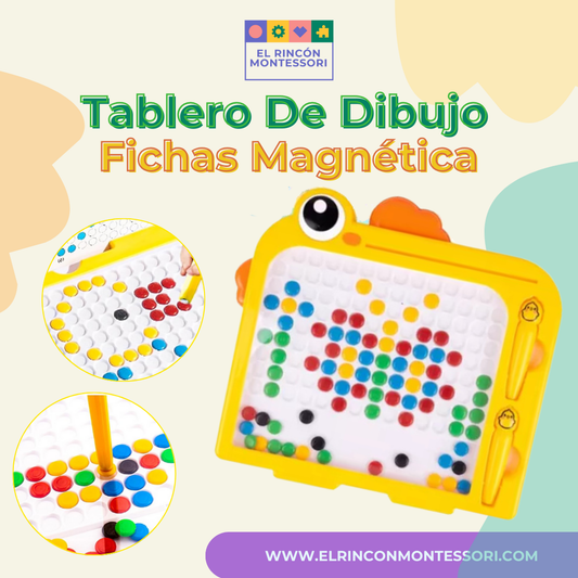 Tablero De Dibujo Fichas Magnética