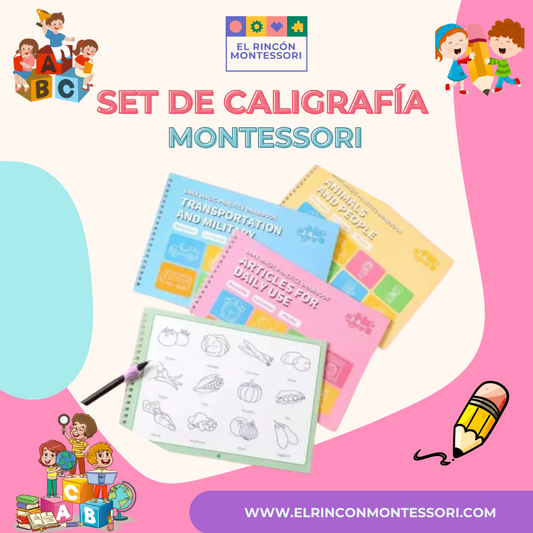 Set De Caligrafía Montessori