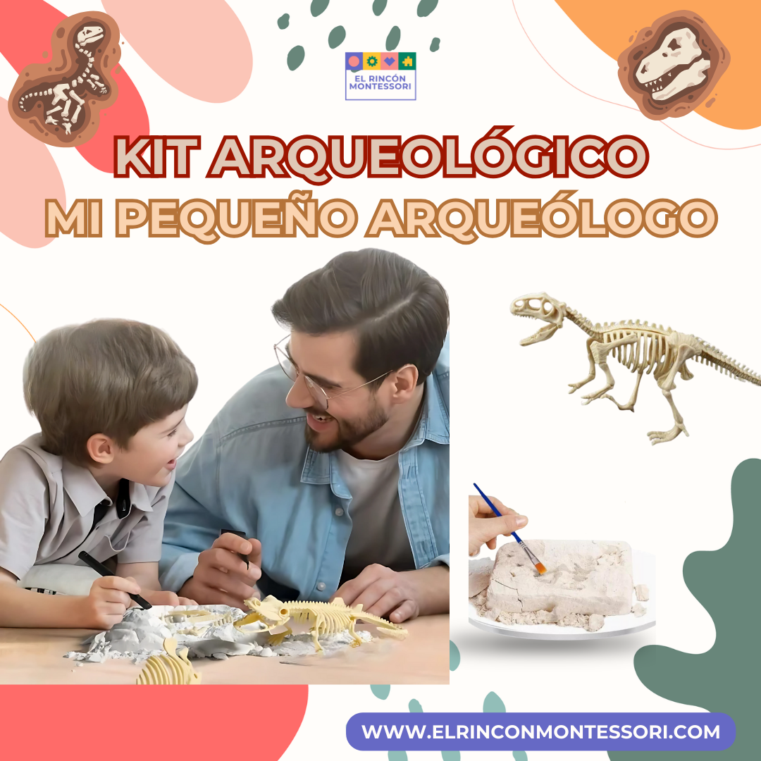 Kit arqueológico - Mi pequeño arqueólogo