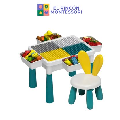 Mesa Didáctica Bloques Construcción
