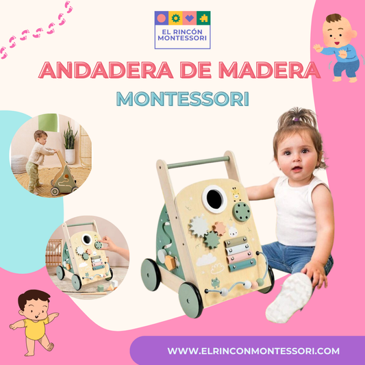 Andadera de Madera Montessori