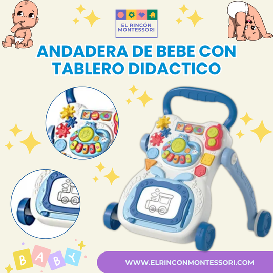 Andadera De Bebe Con Tablero Didáctico