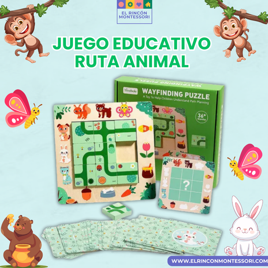 Juego Educativo Ruta Animal