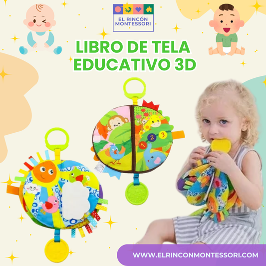 Libro De Tela Educativo 3D