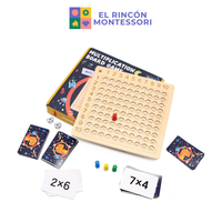 Tablero de Multiplicación - Juego Matemático