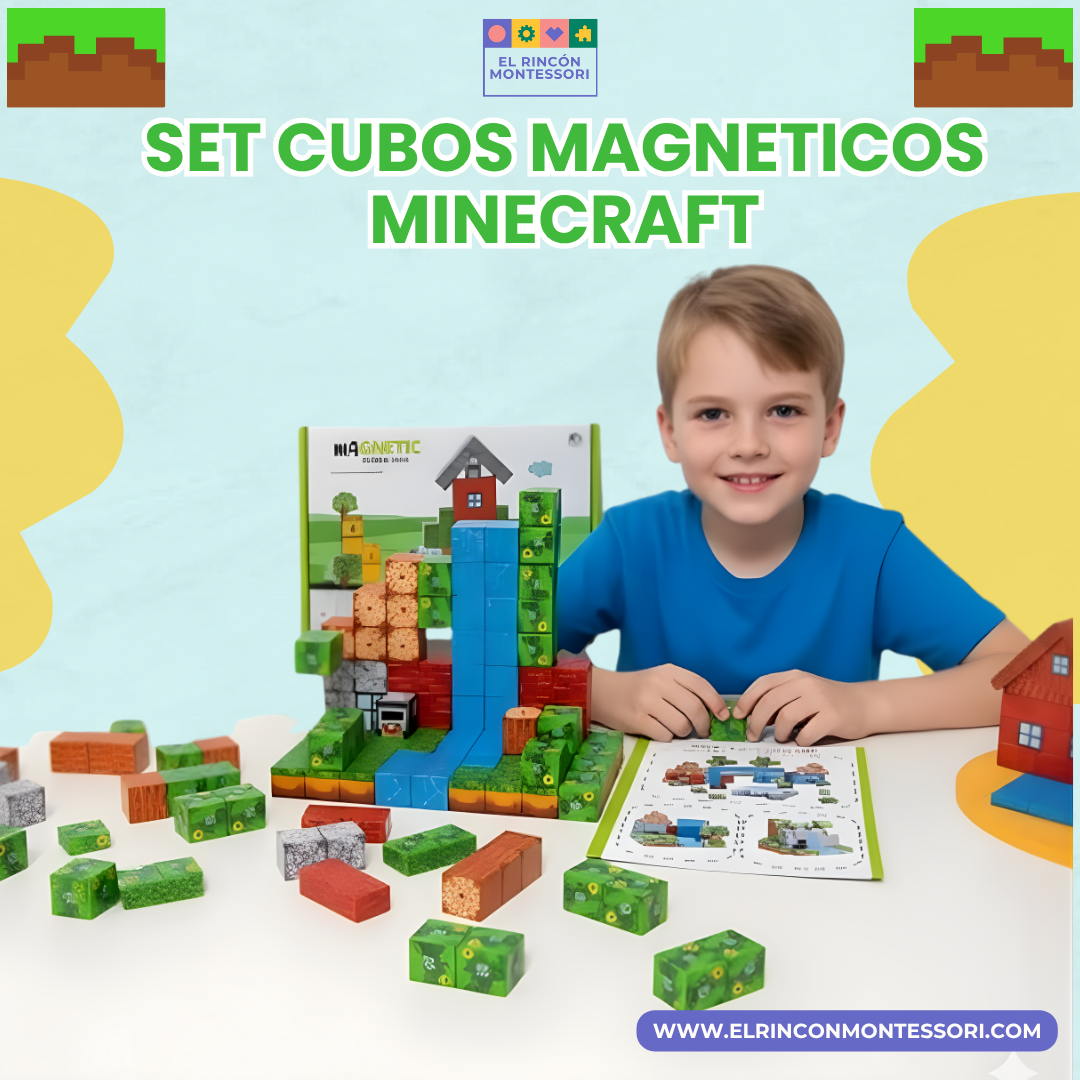 Set Cubos Magnéticos Minecraft
