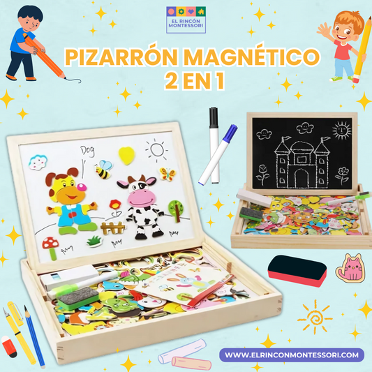 Pizarrón Magnético 2 En 1