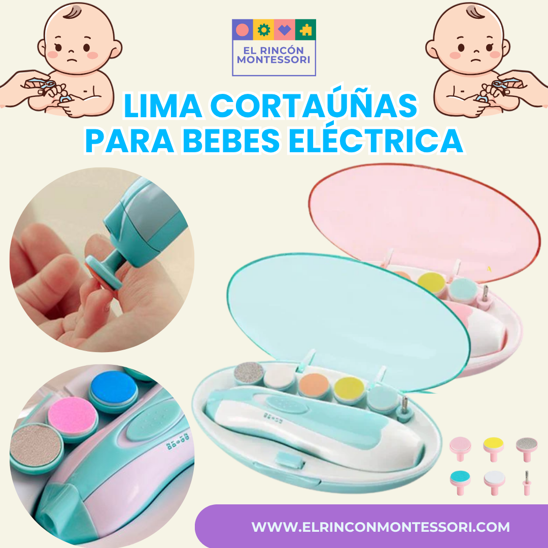 Lima cortaúñas  para bebes eléctrica