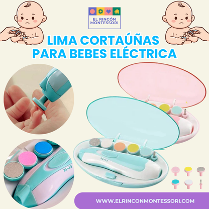 Lima cortaúñas  para bebes eléctrica