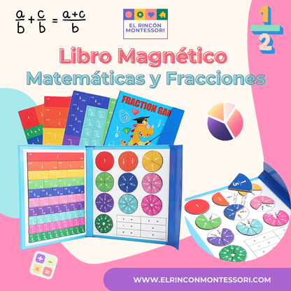 Libro Magnético de Matemáticas y Fracciones