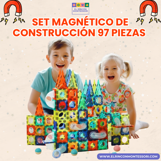 Set Magnético De Construcción 97 Piezas