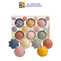 Pack De Pelotas Sensoriales Para Bebes X6