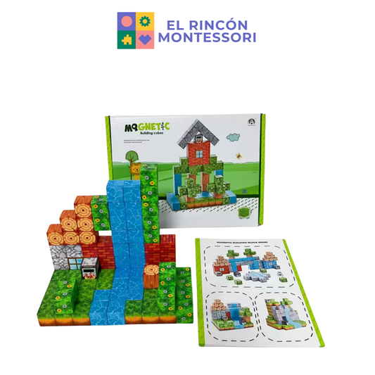 Set Cubos Magnéticos Minecraft
