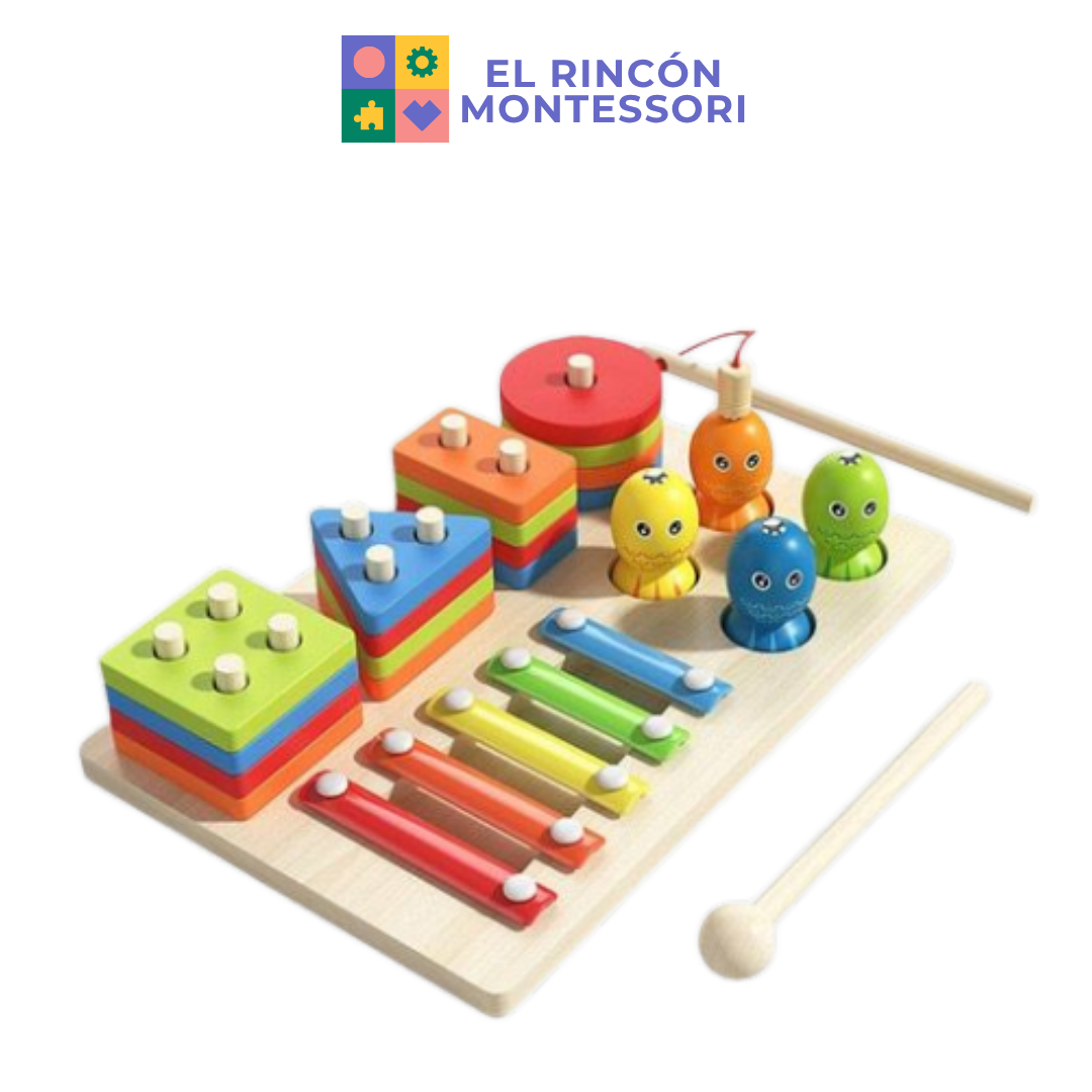 Tablero Didáctico Montessori En Madera