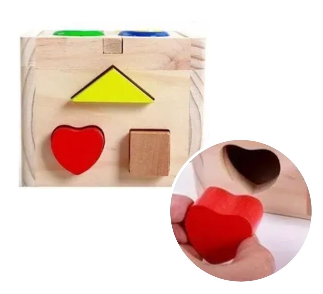 Cubo De Madera Didáctico Montessori