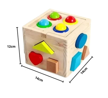 Cubo De Madera Didáctico Montessori