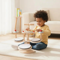 Batería Musical Infantil de Madera
