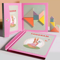 Tangram Magnético de Madera Montessori