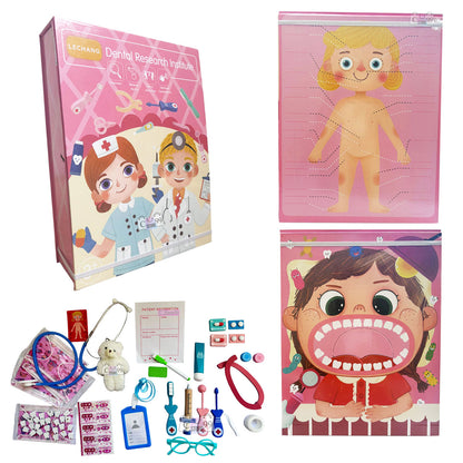 Set Medica Dentista Para Niñas