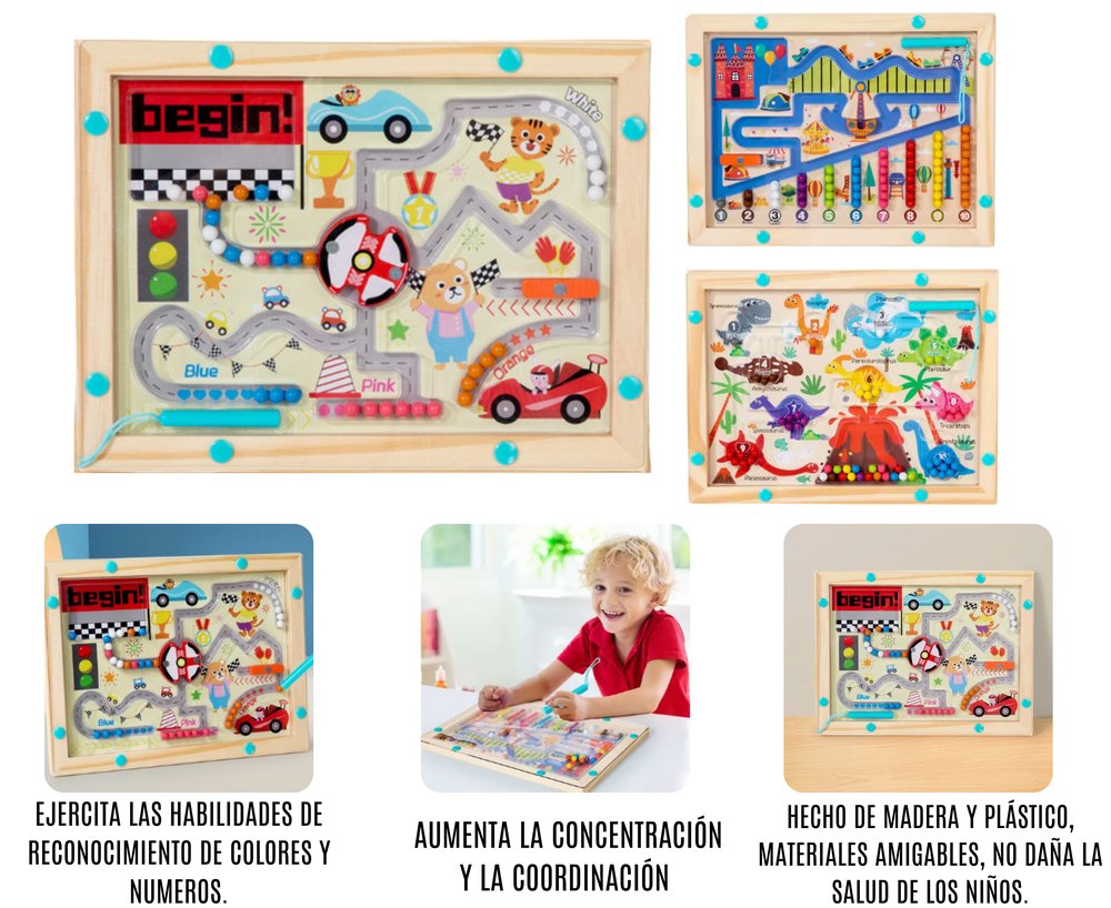 Laberintos De Madera Para Niños