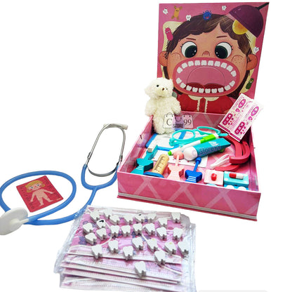 Set Medica Dentista Para Niñas