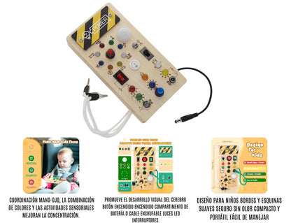 Tablero Sensorial de Interruptores LED