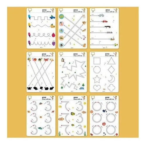 Libro Didáctico De Trazos Montessori