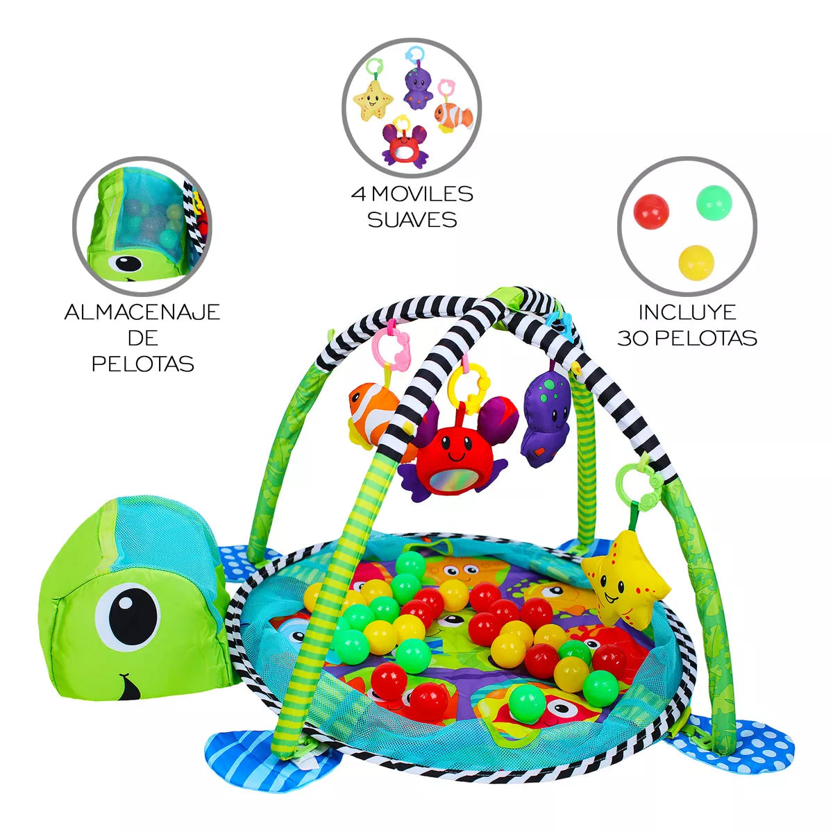 Gimnasio Para Bebes 3 En 1