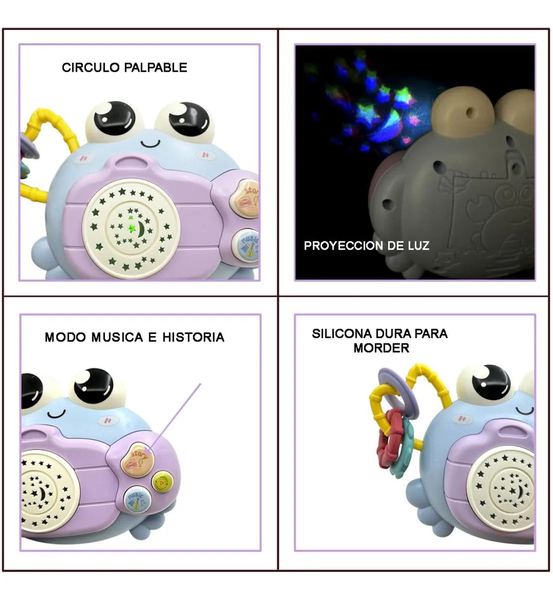 Cangrejito Sonajero Musical