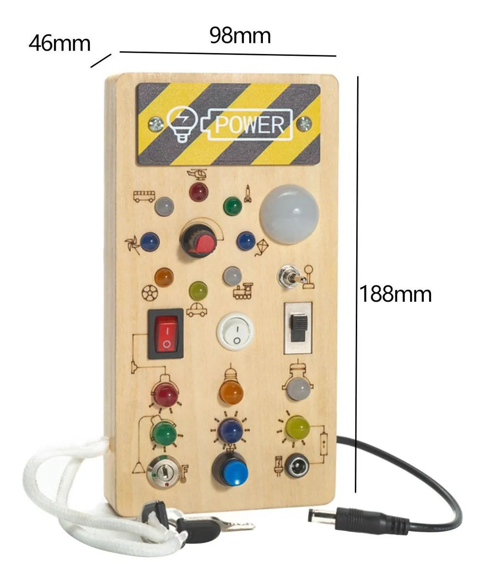 Tablero Sensorial de Interruptores LED