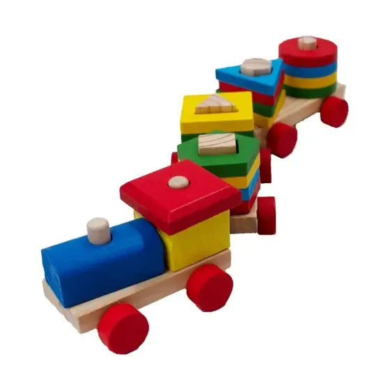 Tren De Madera Didáctico