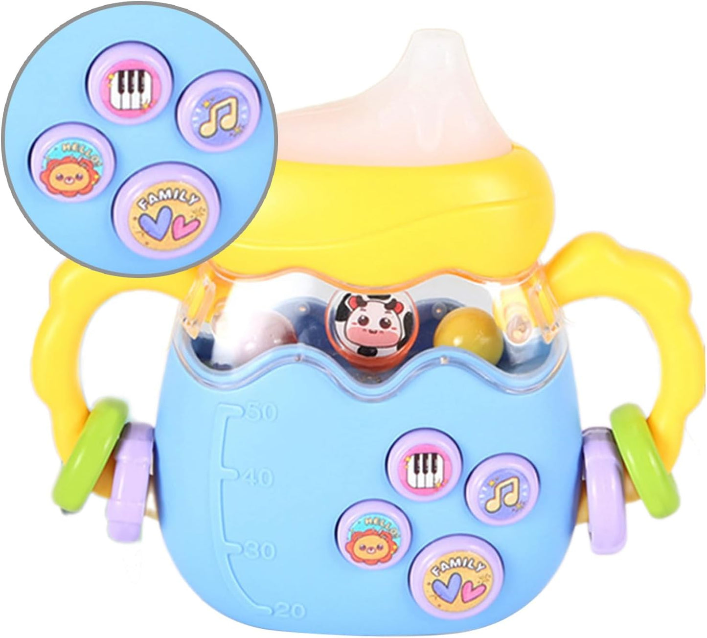 Biberón Rascaencias Para Bebés