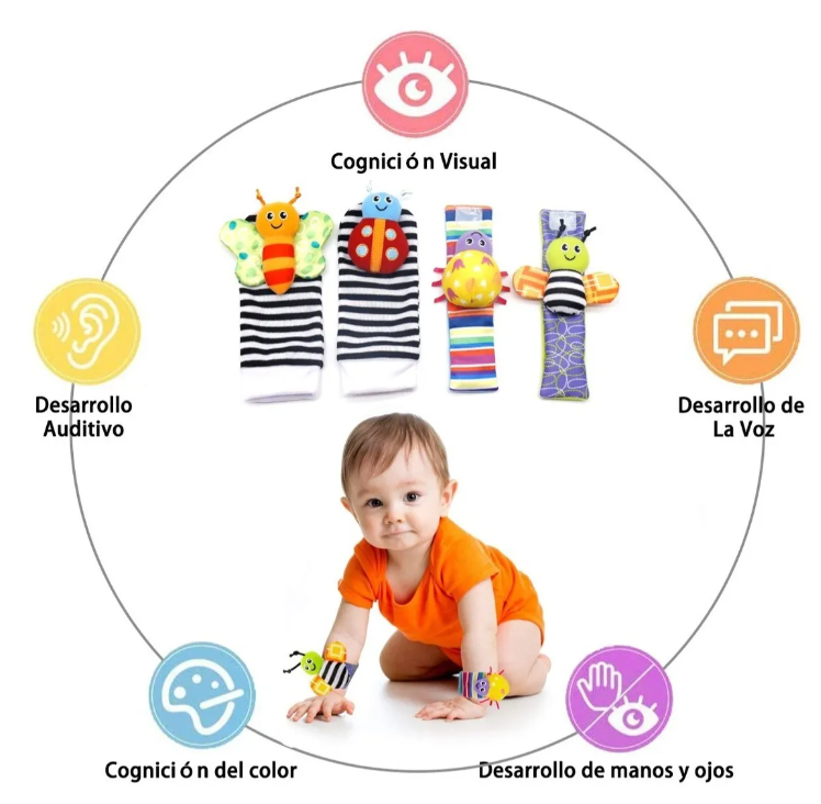 Medias Y Manillas Sonajeritos