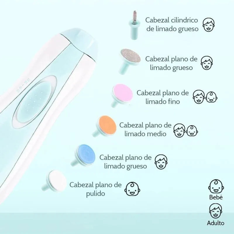 Lima cortaúñas  para bebes eléctrica