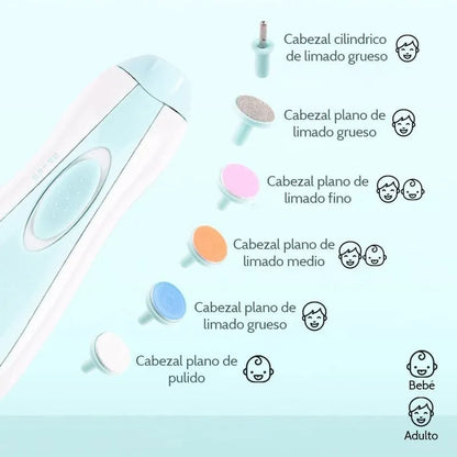 Lima cortaúñas  para bebes eléctrica