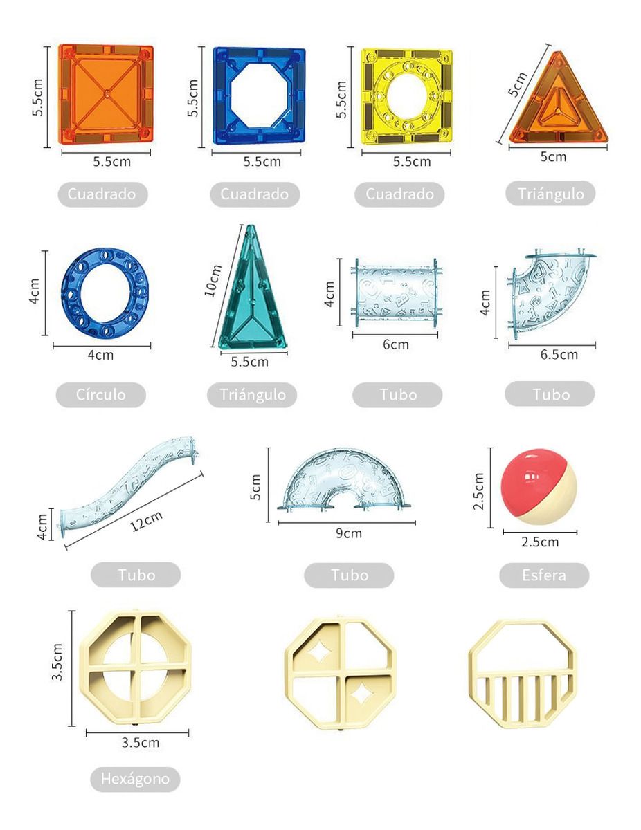Set Magnético De Construcción