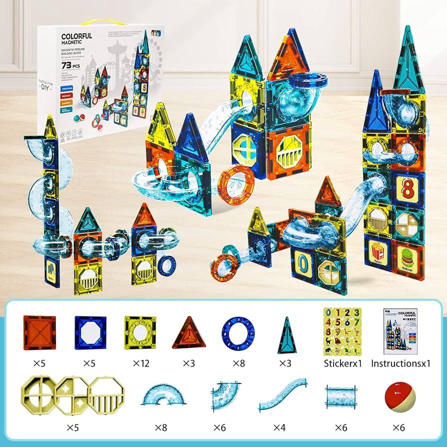 Set Magnético De Construcción