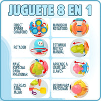 Juguete Multisensorial 8 en 1