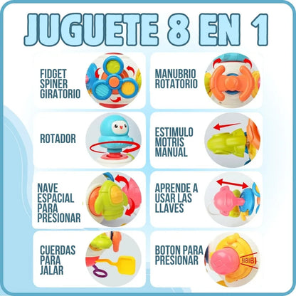 Juguete Multisensorial 8 en 1