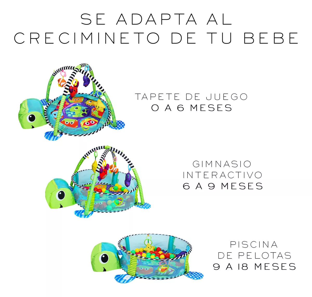 Gimnasio Para Bebes 3 En 1
