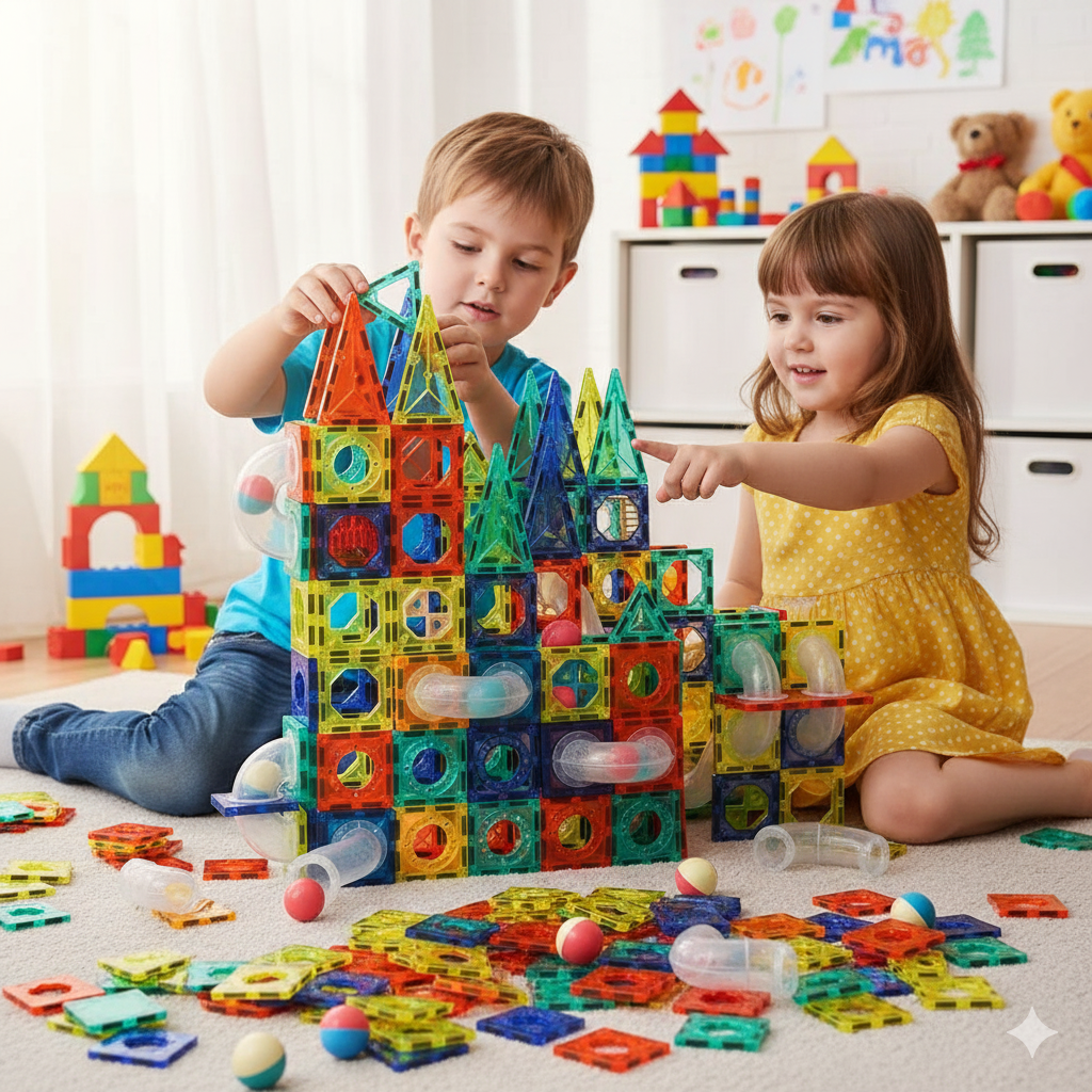 Set Magnético De Construcción