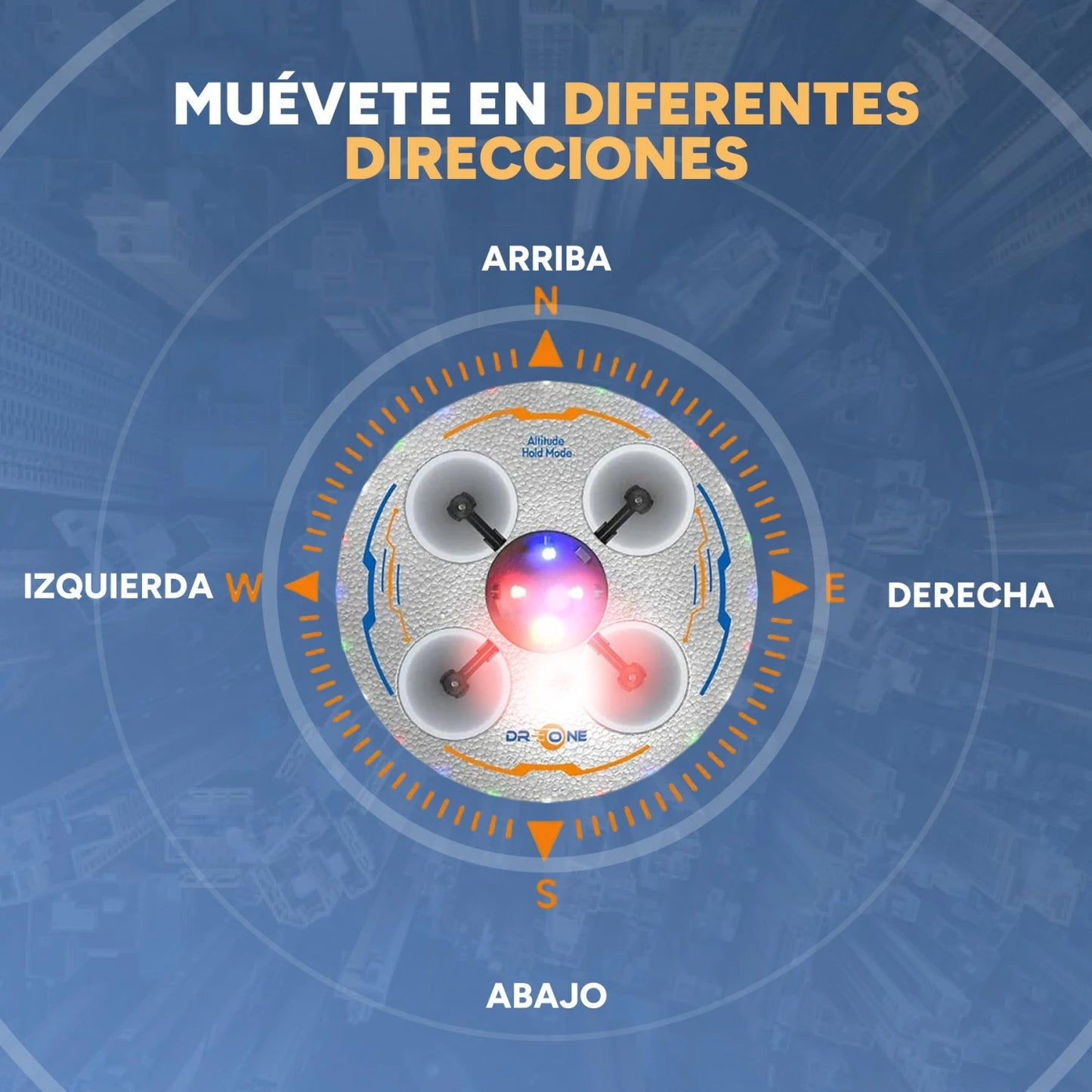 Mini Dron Ovni Para Niños